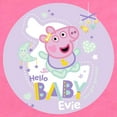 thumbnail image 2 of CafePress - Peppa Pig: Hello Baby Evie - Cute Infant Bodysuit Baby Romper - Size Newborn - 24 Months, 2 of 4