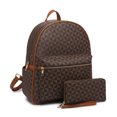 thumbnail image 1 of Ajedrezado Bolso de Hombro Para Mujer Piel sintética Bandolera Bolsa Para La Escuela Viajar 2 Piezas XB XIBANG Estándar, 1 of 5
