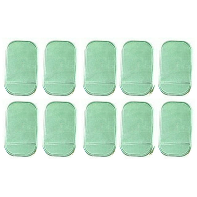 Naiovety Paquete de 10 alfombrillas antideslizantes autoadhesivas exquisitas alfombrillas para teléfonos móviles autopartes alfombrillas de araña Artesanía Verde Naiovety HA062694-06B