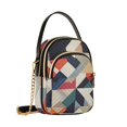 thumbnail image 7 of FORMRS Crossbody Bag for Women Quilted Travel Shoulder Cell Phone Purse with Chain Strap Handbag, Geometric Pattern, 7 of 7