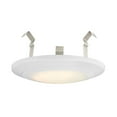 thumbnail image 2 of Designers Fountain EVDSK490WH27 4 inch White Integrated LED J-Box Or Recessed Can Mounted Led Disk Light Trim 2700K, 2 of 7