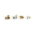 thumbnail image 6 of Claire's Teenagers Mixed Metal Graduated Crystal Stud Earrings Set, Post Back, 12 Pack, 73833, 6 of 6