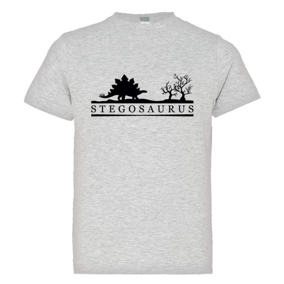 PleaseMeTeesâ„¢ Youth Stegosaurus Educational Dinosaur Jurassic HQ Tee