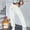 White(New), variant on PNTUTB Woman's Fashion Casual Pants Printed Sports and Basic Loose-fitting Good Fabric Quality Leg Pants
