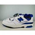 thumbnail image 1 of New Balance 550 White/Royal Blue/Black Leather Shoes Mens Size 8.5D, 1 of 6