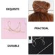 thumbnail image 2 of 2pcs Hair Slide Hairpins Anti-slip Bun Maker Simple Metal Hair Pin with Stick, 2 of 3