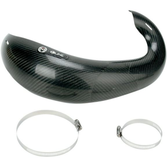 Moose Racing Carbon Pipe Guard for FMF 2-Stroke Exhaust (HPGH62)