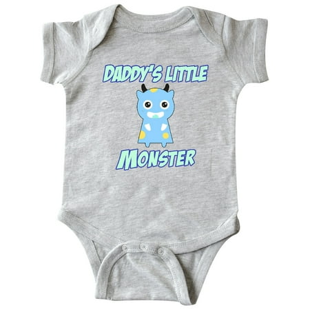 

Inktastic Daddys little monster Gift Baby Boy or Baby Girl Bodysuit