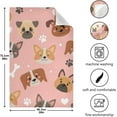 thumbnail image 5 of Cute Pets Face Kitchen Dish Towels Set of 1, Paws Bones Washable Tea Towels Dishcloths Lint-Free 18x28 Inch Fast Drying for Kitchen Restaurant Bar Clean, 5 of 7