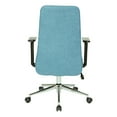 thumbnail image 3 of OSP Home Furnishings Evanston Office Chair in Sky Fabric with Chrome Base, 3 of 6