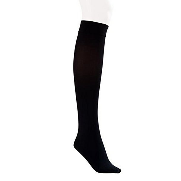 Jobst Firm Compression Medium Opaque Black Knee High Socks Walmart