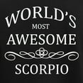 thumbnail image 3 of CafePress - World's Most Awesome Scorpio Women's Dark Pajamas - Women's Short Sleeve Print T-Shirt and Pants Dark Cotton Pajama Set, 3 of 7