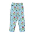 thumbnail image 5 of Balery Flamingos And Tropical Plants print Women's Pajama Pants,Ultra Lightweight Pjs,Lounge Pant-X-Large, 5 of 9