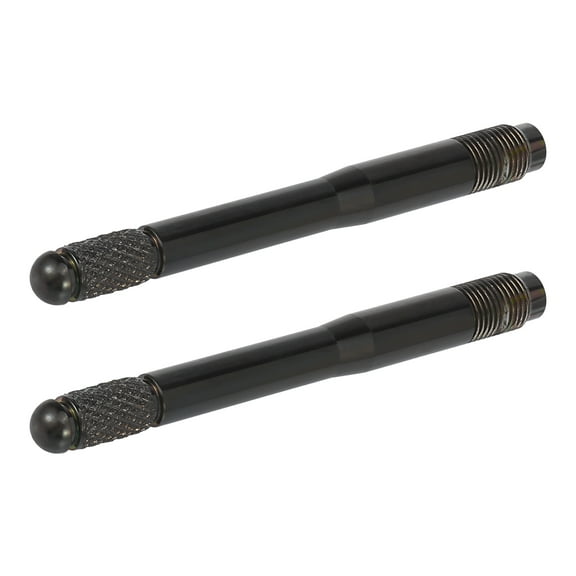 2pcs Black M12x1.25 Stainless Steel Car Wheel Alignment Pin Wheel Hanger Rim Guided Stud Tire Retainer