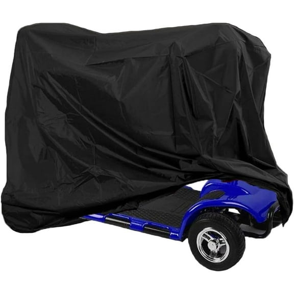 Duslogis Mobility Scooter Cover, Waterproof Scooter Cover Wheelchair Cover for Storage, Mobility Scooter Accessories for All-Weather Outdoor Protection Dust Cover, 55" x 26" x 36"