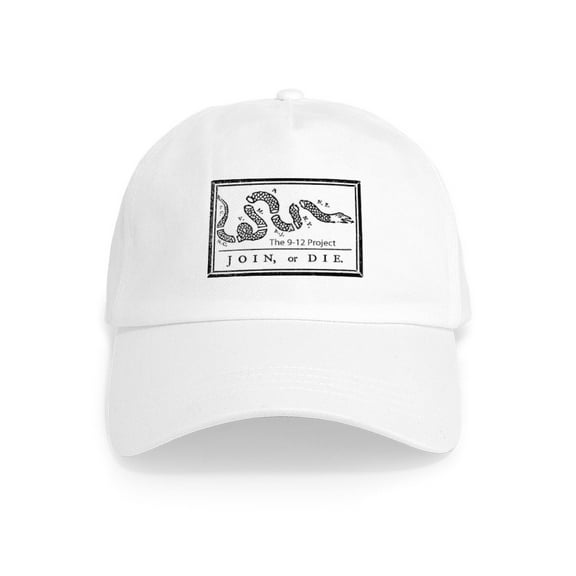 CafePress - Join Or Die! The 912 Project Cap - Adjustable 100% Brushed Unisex Casual Cotton Baseball Cap, Beige, 1