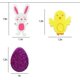 thumbnail image 5 of Pegatinas de espuma de Pascua con purpurina, pegatinas autoadhesivas para actividades de manualidades de niños de Pascua, pegatinas de pollito de huevo de Pascua para niños, álbumes de recortes de b, 5 of 5