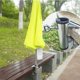 thumbnail image 2 of silvery Umbrella Clamp、Outdoor Umbrella Holder,Parasol Holder,Patio Umbrella Stand Clip,Attaches to Post Railing, 2 of 5
