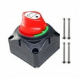 thumbnail image 1 of MasteelfCA Battery Switch 12V-48V Battery Disconnect Master Power Cut-Off Switch for RV, 1 of 7