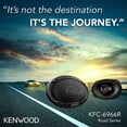 thumbnail image 4 of Kenwood KFC-6966R Road Series Altavoces para coche (par) - Altavoces coaxiales para coche de 6 x 9 pulgadas, 3 vías, 400 W, impedancia de 4 ohmios, woofer de polipropileno y tweeter electrodinámico, d, 4 of 4