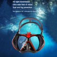 thumbnail image 4 of Lente Tmvgtek Gafas Antivaho Máscara De Buceo Juego De Tubos De Respiración De Esnórquel Para Adultos (Rojo M), 4 of 4