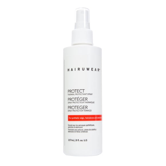 Raquel Welch HairUWear Spray protector térmico para pelucas sintéticas, piezas y extensiones de cabello, 8 onzas líquidas