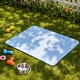 thumbnail image 5 of Ice Silk Cooling Mat for Dogs, Self-Cooling Ice Silk Dog Mat, Portable Washable Non-Slip Pet Cooling Pad for Indoor & Outdoor, Breathable Dog Cooling Blanket for Large & Small Dogs _ Blue, 5 of 7