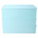 thumbnail image 1 of Juego de 3 cajas de almacenamiento con divisores, práctico organizador de ropa interior y calcetines, 1 of 8