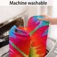 thumbnail image 5 of Rainbow Tie Dye Spiral Bathroom Rugs Mat,Non Slip Microfiber Bathroom Rug,Rubber Backing,Soft Bathroom Mats for Bathroom Floor,Tub and Shower,17x30in(43x75cm), 5 of 5