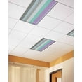 thumbnail image 2 of Fluorescent Light Covers for Ceiling Lights 2 Pack,Teal Purple Blue Geometric Magnetic Ceiling Light Covers 2x4ft for Classroom Office School,Boho Modern Abstract Aesthetics Drop Ceiling Light Shade, 2 of 7
