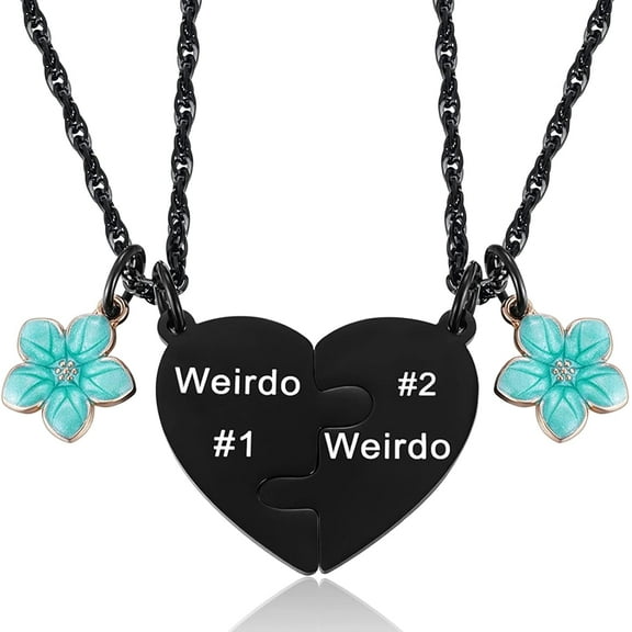 Best Friend Necklaces Bff Necklace For 2 Friendship Valentines Day Gifts Matching Heart Pendant Necklace Best Friends Forever[o6747]