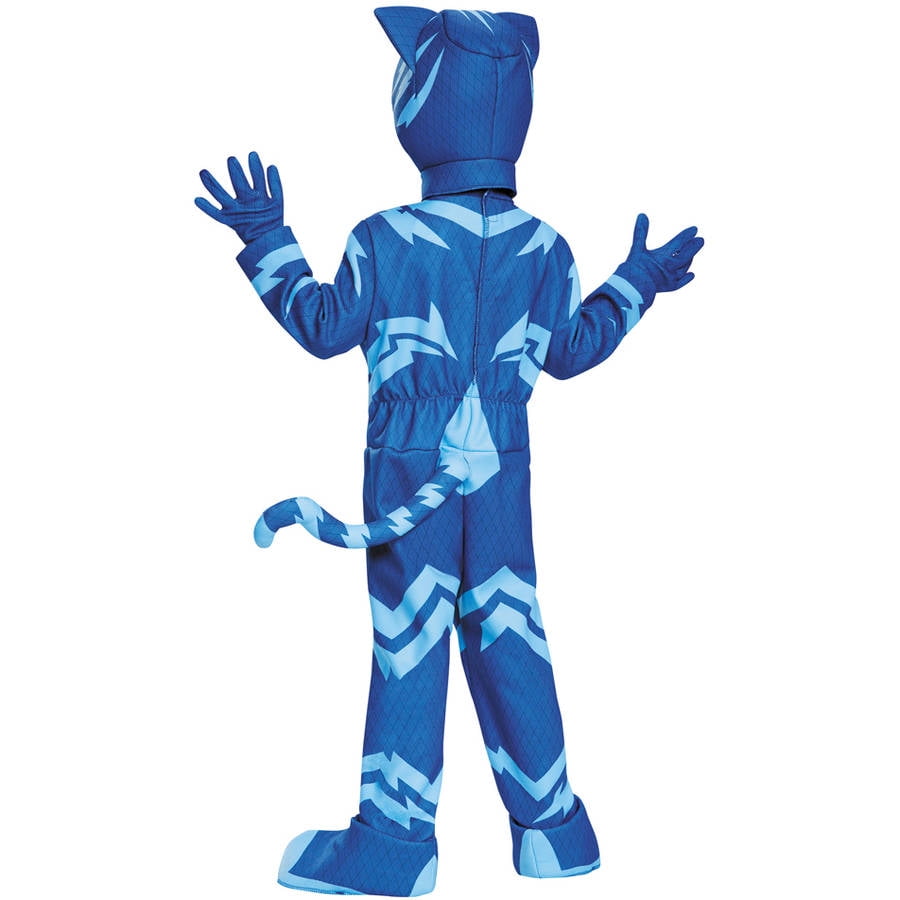 PJ Masks Toddler Boys Catboy Glow In the Dark Costume with 3D Ears and Detachable Tail