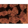 thumbnail image 1 of Ahgly Company Indoor Rectangle Abstract Orange Modern Area Rugs, 8' x 12', 1 of 4