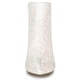 thumbnail image 2 of Botines de Tobillo Tacón grueso con Punta Puntiaguda Allegra K brillante blanco 40, 2 of 7