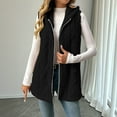thumbnail image 2 of AOIROE ladies vest,mens jacket,oversized fleece vest,fall coats for women 2025,womens vest top,casual jacket,fall jackets for women 2025,Black,L, 2 of 9