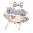 thumbnail image 3 of MERIGLARE Figure Checkered Dress Make Your Own Dolls Comfortable Stylish Costumes DIY Cute Dress up Doll Clothing for 7.87'' Doll Blue, 3 of 8