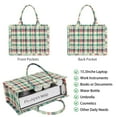 thumbnail image 2 of Large Capacity Tote Bag,Multi Color Checkerboard Checkered Pattern Handbag Fashion Luxury Tote Bag,15.7"x13"x 5.1" Inches,Laptop Compatible, 2 of 6