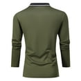 thumbnail image 6 of Njoeus Mens T-Shirts Big & Tall Shirts For Men Mens Long Sleeve Golf Shirts Classic Button Up Dress Shirt For Men Fashion Casual Work Shirts Men'S T-Shirts On Clearance, 6 of 8