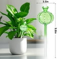 thumbnail image 2 of Rirool 4 Pcs Plant Watering Globes, 140ml Automatic Glass Watering Bulbs, Cactus Shaped Self Watering Device for Indoor Outdoor Plants, Garden Patio Decorative Green, 2 of 7
