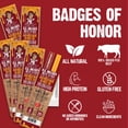 thumbnail image 5 of Righteous Felon O.G. Hickory Beef & Cheddar Cheese Sticks, 14g Protein, 100% Grass-Feed - 10 Combo Sticks, 5 of 7