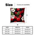 thumbnail image 5 of Cherry Stunning Velvet Throw Pillow Covers with Unique Patterns - Set of 2, 16x16, 18x18, 20x20 Inches for Home Decor and Gifting, 5 of 6