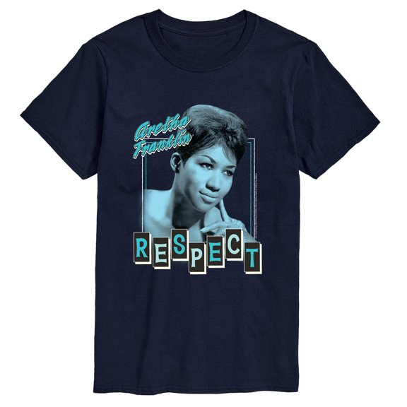 Aretha Franklin - Respect Portrait - Men's Short Sleeve Graphic T-Shirt