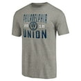 thumbnail image 2 of Men's Gray Philadelphia Union Antique Stack Tri-Blend T-Shirt, 2 of 3
