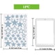 thumbnail image 2 of Parche termoadhesivo con diseño de estrellas azules y diamantes de imitación, 11,7 x 8,3 pulgadas, plantilla transparente para reparación de ropa, 2 of 7