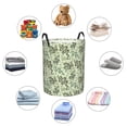 thumbnail image 6 of Balery Green Snake Round Laundry Basket with Handles Waterproof Freestanding Laundry Hamper for Clothes Toys in the Dorm and Family-, 6 of 8