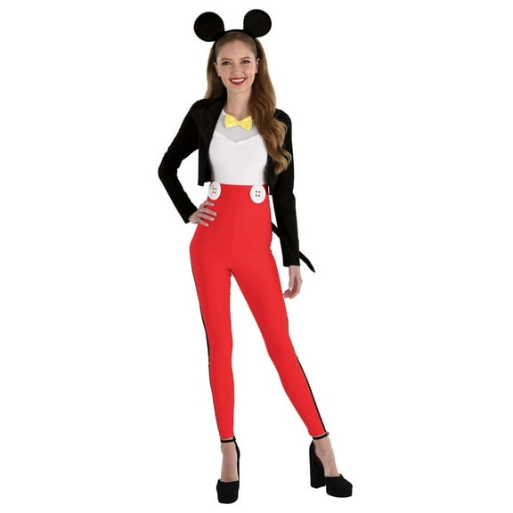 Women's Disney Mickey Mouse Catsuit Costume, Size Small