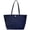 Tory Navy, variant on Women's Medium Top-Zip Nylon Tote Bag (Black)