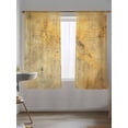 thumbnail image 5 of Retro Map Medieval Sheer Curtains 72 inches Long, Light Filtering Sheer Window Curtains Rod Pocket Voile Drapes for Bedroom Living Room, 52"W x 72"L 2 Panels, 5 of 7