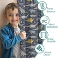 thumbnail image 3 of Blackout Kids Curtains,DarkGray Cartoon Dinosaurs Pattern Childrens Insulated Curtains Set Of 2,Bedroom Essentials,Toddler Room Decor 42"x63", 3 of 5