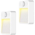 thumbnail image 1 of Rechargeable Motion Sensor Light , Wall Foot Light ,Warm White Automatic LED Night Lights, Stick Anywhere, Indoor Security Light for Staircase, Hallway, Bedroom, Kitchen, 2 Pack, 1 of 5